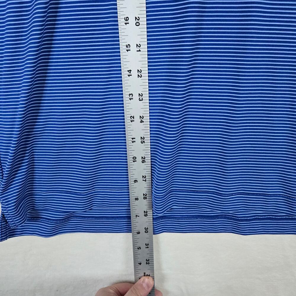 Peter Millar Featherweight Polo Short Sleeve Shirt Mens Large Moisture Wick 0843 - Picture 8 of 9